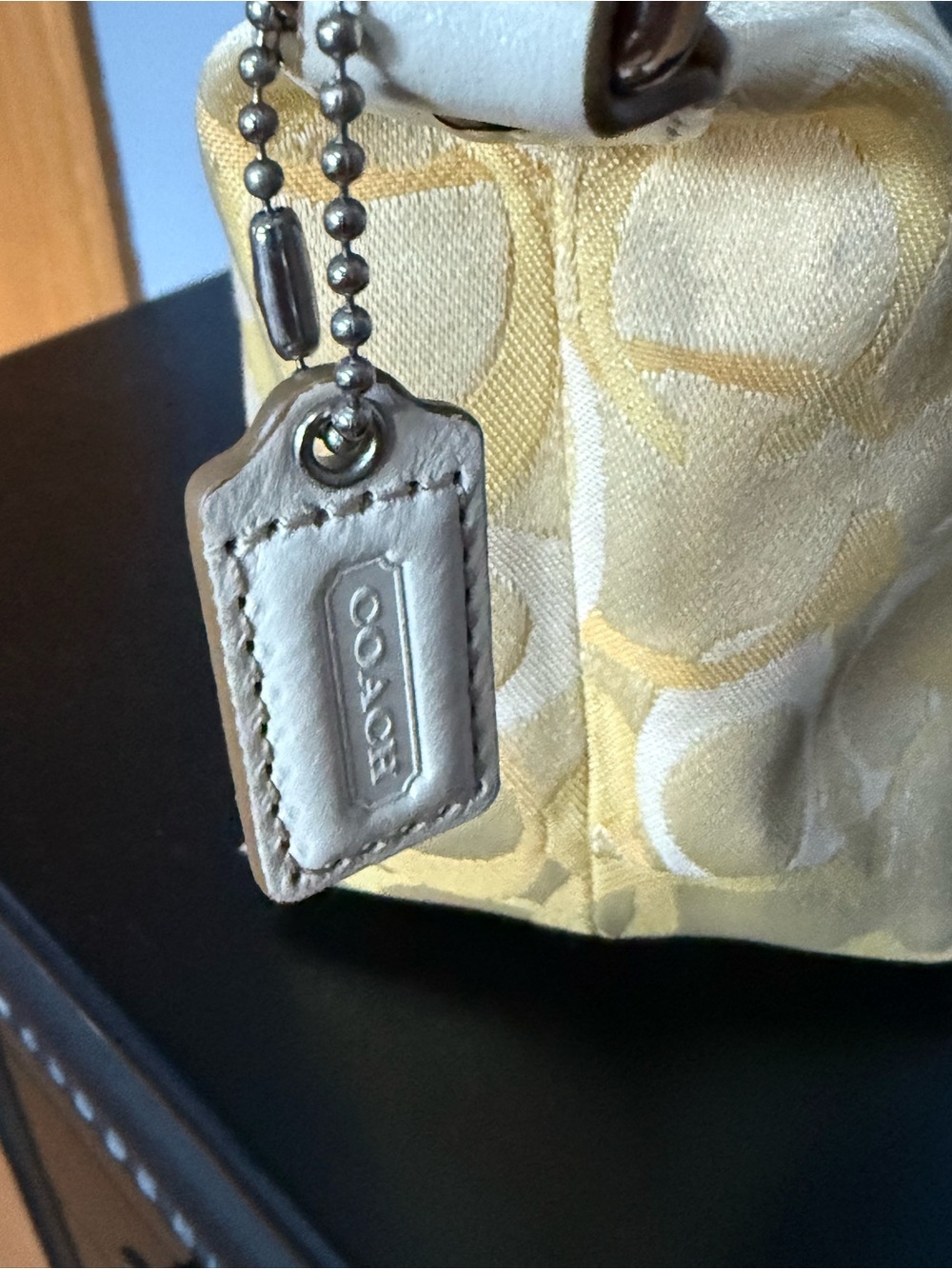 vintage Y2K Coach Hampton Optic C Signature Baguette Bag - Picture 5 of 6